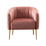 Velvet Accent Chairs,  with Golden Finished Metal Legs-le-home-chic.myshopify.com-CHAIRS