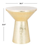 Champagne and Gold Mother of Pearl Side Table-le-home-chic.myshopify.com-END TABLES