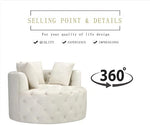 Modern Accent Leisure Lounge Swivel Chair with 3 Pillows-le-home-chic.myshopify.com-ACCENT CHAIRS
