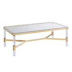Chic Acrylic & Gold Coffee Table (ART DECO)-le-home-chic.myshopify.com-COFFEE TABLE