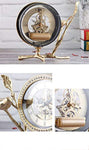 Desk & Table Pure Copper Clock, 3D Gear Shelf-le-home-chic.myshopify.com-CLOCKS