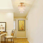 Crystal Chandelier Shade 3 Tiers - Flush Mount-le-home-chic.myshopify.com-LIGHTENING