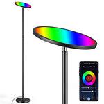 Dimmable Torchiere Floor Lamp, Smart WiFi-le-home-chic.myshopify.com-FLOOR LAMP