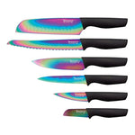 Rainbow Titanium – 12 Piece Cutlery Set – Multi-le-home-chic.myshopify.com-KNIVES