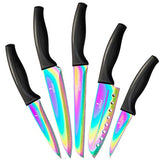 5 Chef Knives | Stainless Steel Blades & Ergonomic Handles Rainbow-le-home-chic.myshopify.com-KNIVES