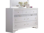 GLAM White Finish Storage Queen Size 4pc Bedroom Furniture-le-home-chic.myshopify.com-BEDROOM SET
