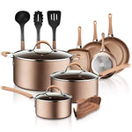 14-Piece Nonstick Cookware -Free Heat Resistant Lacquer Kitchen Ware-le-home-chic.myshopify.com-COOKWARE