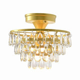Gold Crystal Ceiling Lighting Fixture-Semi Flush Mount-le-home-chic.myshopify.com-LIGHTENING