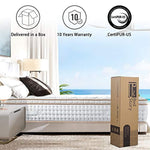 Hybrid Mattress Queen, 12 Inch Gel Memory Foam & Individually Wrapped Coils-le-home-chic.myshopify.com-MATTRESS