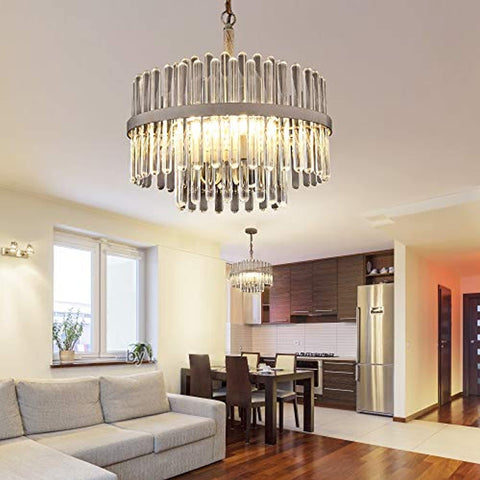 Luxury Glass Chandeliers,4 Lights,17 inch-le-home-chic.myshopify.com-LIGHTENING