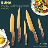 5 PCS Gold Knife Set Professional - W/Covers & Gift-le-home-chic.myshopify.com-KITCHEN KNIVES