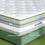 12 Inch Vitality Gel Memory Foam Hybrid Mattress, Medium Firm-le-home-chic.myshopify.com-MATTRESS