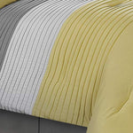 8-Piece Luxury Striped Comforter Set (Queen, Yellow/Gray/Paloma)-le-home-chic.myshopify.com-BEDDING SET