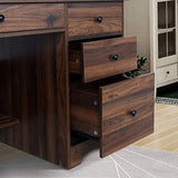 Computer Desk with Hutch and Drawers-le-home-chic.myshopify.com-COMPUTER DESK