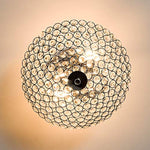 Modern Crystal Chandelier Lighting, 2-Light Semi Flush Mount-le-home-chic.myshopify.com-LIGHTENING