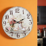 Vintage French Kitchen Wall Clock(13 Inches)-le-home-chic.myshopify.com-CLOCKS