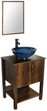 24" Brown Bathroom Vanity Sink Combo-le-home-chic.myshopify.com-BATHROOM VANITY SET