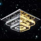 Crystal Ceiling Light Mini LED Chandelier Flush Mount-le-home-chic.myshopify.com-LIGHTENING
