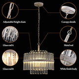 Luxury Glass Chandeliers,4 Lights,17 inch-le-home-chic.myshopify.com-LIGHTENING
