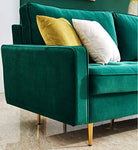 71" Wide Mid Century Modern Tufted Fabric Sofa-le-home-chic.myshopify.com-VELVET SOFA