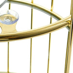 Mirrored Glass Birdcage Bathroom Tray Large Vanity Tray-le-home-chic.myshopify.com-MAKE UP ORGANIZERS