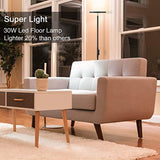 Sky LED Modern Torchiere 3 Color Super Bright Floor Lamps-le-home-chic.myshopify.com-FLOOR LAMP