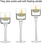 3 Pcs Candlestick & Tealight Candle Holders Table Settings & Gifts-le-home-chic.myshopify.com-CANDLE SET