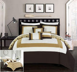 10 Piece Comforter Set Reversible Hotel Collection-le-home-chic.myshopify.com-BEDDING SET