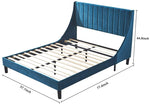Full Bed Frame Upholstered Platform Bed with Headboard-le-home-chic.myshopify.com-BED