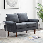 2 Piece Sofa Set - Mid Century Modern (Light Gray)-le-home-chic.myshopify.com-SOFA SET
