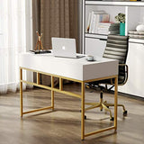 Modern Home Office Desk - Writing Desk with 2 Storage Drawers-le-home-chic.myshopify.com-DESK, VANITY, STORAGE