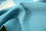 1 Pair Blue and White Cloud Semi-Blackout Curtains (Blue, 2 x 39x84 Inch)-le-home-chic.myshopify.com-CURTAINS