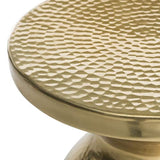 CHIC Collection  Gold Hammered End Table-le-home-chic.myshopify.com-END TABLES SET