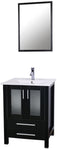 24" Bathroom Vanity with Ceramic Undermount Vessel Sink Combo-le-home-chic.myshopify.com-BATHROOM VANITY SET