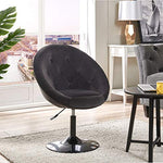 Vanity Velvet Chair with Modern Stool Adjustable Round Pink-le-home-chic.myshopify.com-OTTOMAN