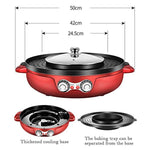 2 in 1 Electric Smokeless Grill and Hot Pot-le-home-chic.myshopify.com-COOKWARE