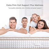 Hybrid Mattress Queen, 12 Inch Gel Memory Foam & Individually Wrapped Coils-le-home-chic.myshopify.com-MATTRESS