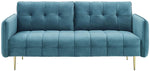 Tufted Performance Velvet Sofa in Sea Blue-le-home-chic.myshopify.com-SOFA