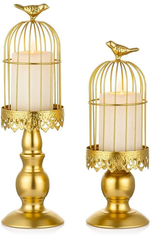 Birdcage Candle Holder Vintage Candlestick Centerpieces for Tables-le-home-chic.myshopify.com-CANDLES