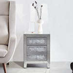 Mirrored Nightstand, with Crystal Diamond Inlay-le-home-chic.myshopify.com-NIGHT STANDS