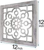 2 PCS Square Mirrors for Wall, Rustic Mirrors for Bathroom-le-home-chic.myshopify.com-MIRRORS