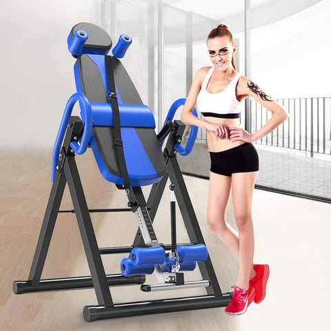 Inversion Table with Adjustable Headrest, with Ankle Cushion-le-home-chic.myshopify.com-EXCERCISE MACHINE