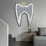Guardian Angel Wing ,Crystal Rhinestone Diamond Glass Mirror-le-home-chic.myshopify.com-MIRRORS