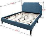 Upholstered Button Tufted Platform Bed with Headboard-le-home-chic.myshopify.com-BED