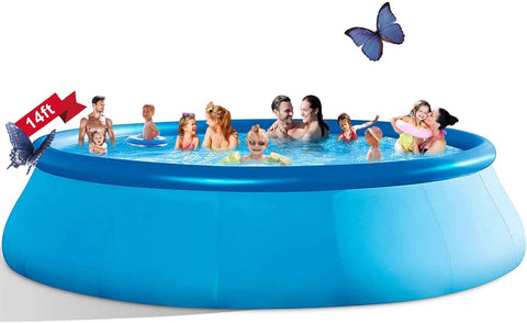 Inflatable Swimming Pools Above Ground - 14ft x 33in-le-home-chic.myshopify.com-POOL