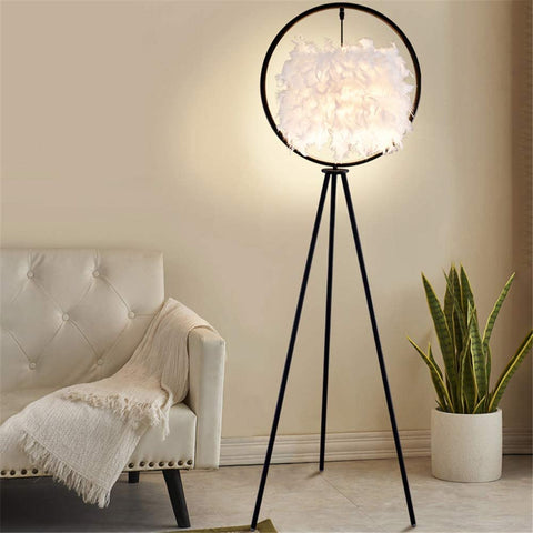 Circular Tripod Floor Lighting Postmodern Iron Lamp-le-home-chic.myshopify.com-FLOOR LAMP