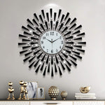 Modern Gold Silent Wall Clock Battery Operated Non-Ticking-le-home-chic.myshopify.com-WALL CLOCK