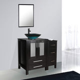Bathroom Vanity Sink Combo W/Black Small Side Cabinet-le-home-chic.myshopify.com-BATHROOM VANITY SET