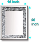 Rectangle Sparkling Decorative Wall Mirror for Home-le-home-chic.myshopify.com-MIRRORS