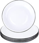 Pack of 5 Enamelware Dinner Plate, 9.5inch Unbreakable-le-home-chic.myshopify.com-DESERT HOLDER
